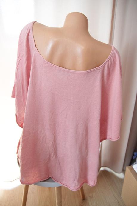 Ružový oversize top, zara, m