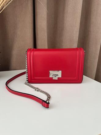 Štýlová stradivarius červená kabelka, stradivarius