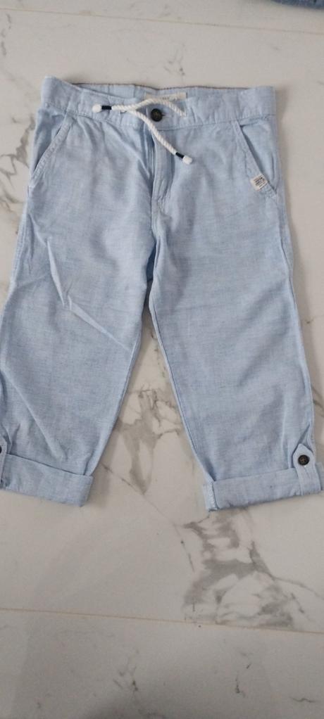 Látkové 3/4 kraťasy, h&m,134