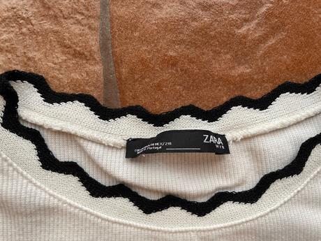 Biely krásny svetrik zara, zara,s