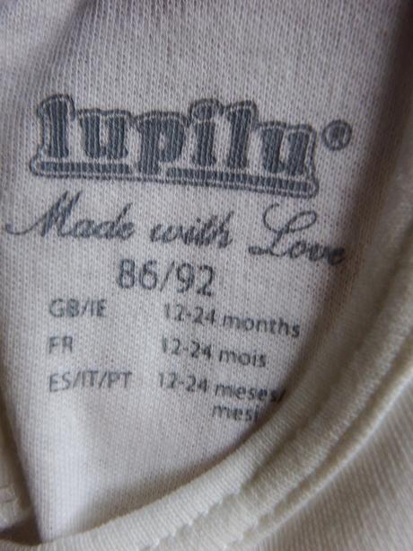 Tričko s dlhým rukávom, lupilu,92