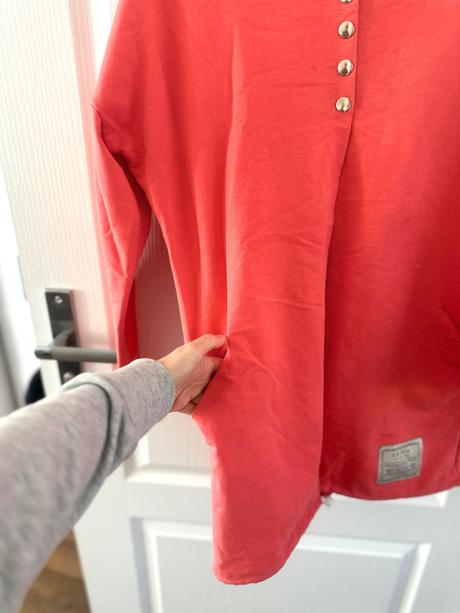 Koralová tunika s kapucňou  la pia, 