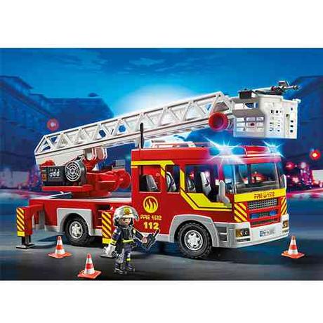 Playmobil 9463 + 9093 + iné - hasiči a auto, 