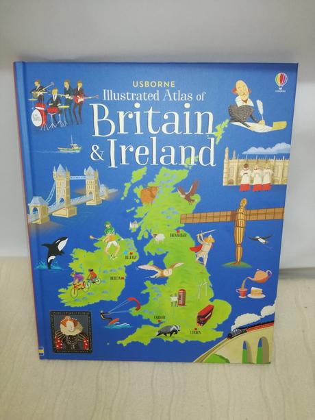 Usborne illustr. atlas of britain & ireland nau19,