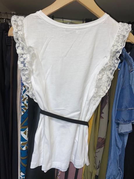 Krasne tricko s cipkou calliope v. s/36, calliope,s