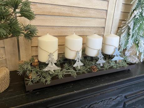 Adventné štítky v tvare stromčekov ( sada 4 ks ), 