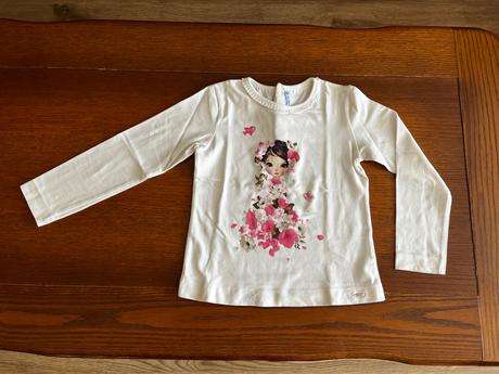 Tričko mayoral s dievčatkom a kvetmi, mayoral,122