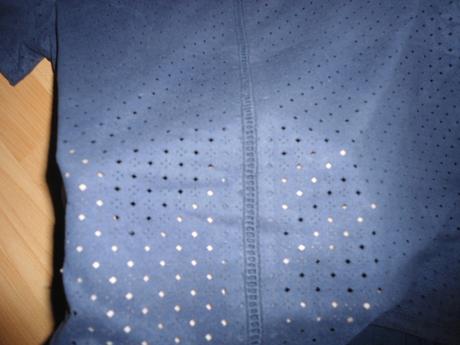 Tmavomodre tricko - vpredu sietka, pimkie,s