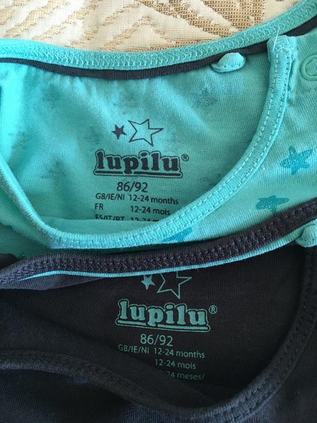 Tričká s dlhým rukávom 86/92, lupilu,86