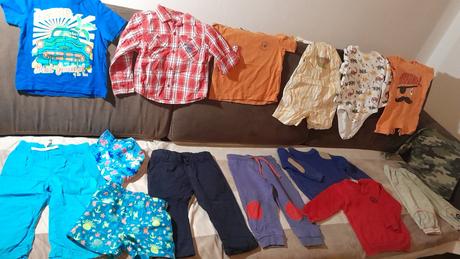 Balík oblečenia chlapec 80-86, 68–80