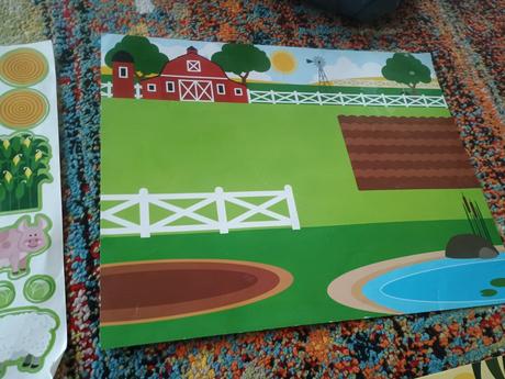 Farma- znovu použiteľné nalepky, 