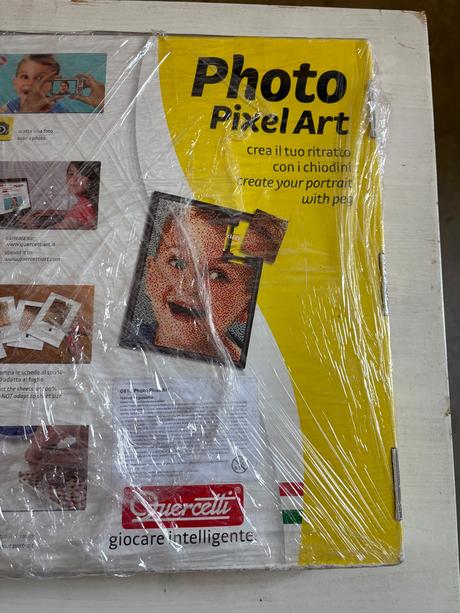 Quercetti - photo pixel art,