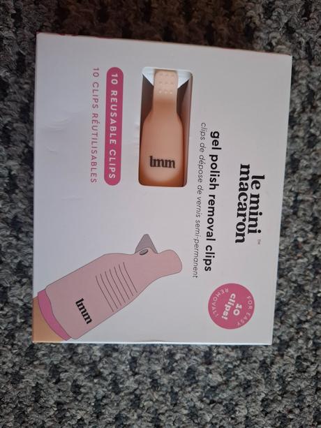 Le mini macaron klipy na odstránenie gélového laku,