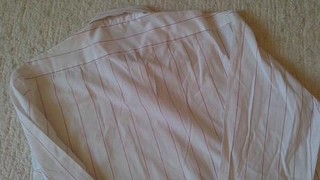 Značková pásiková košeľa hudson & follet v. xl, xl