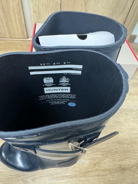 Hunter vysoké gumáky / čižmy 39/40, hunter,40