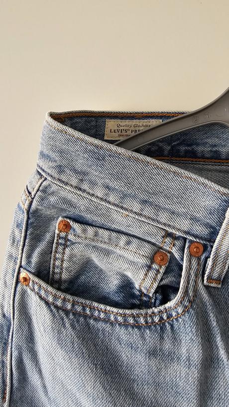 Riflová sukňa, levis,l