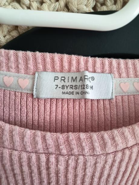 Rebrovaná súprava, primark,128