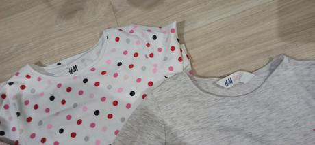 4x tričko, h&m,110