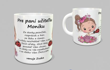 Hrnček pre pani učiteľku,