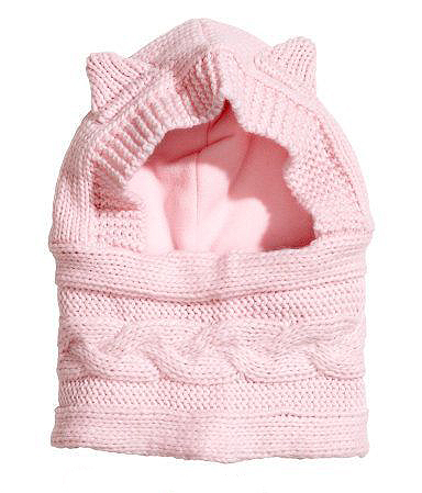 Zimná čiapka - kukla, h&m,128