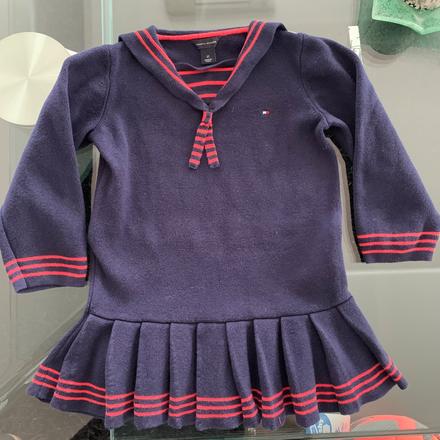 Tommy hilfiger dievčenské šaty vel.3, tommy hilfiger,98