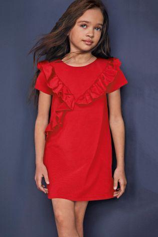 Volánikové šaty next, next,134 / 146 / 152