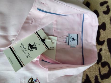 Úplne nová bledo ružová dámska košeľa beverly hill, m