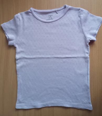 Svetlofialové dierkované tričko, lindex,104