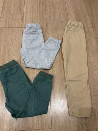 Chlapčenské nohavice 3ks, h&m,116