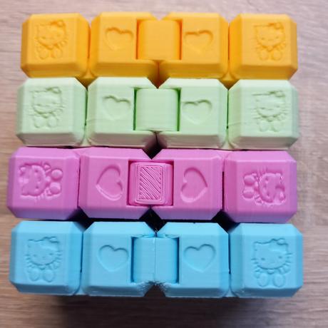 Infinity cube, 3d nekonečná antistresová kocka, 