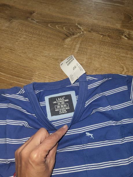 Modre tricko, h&m,158 / 164