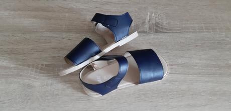 Sandalky h&m 24 modre, h&m,24