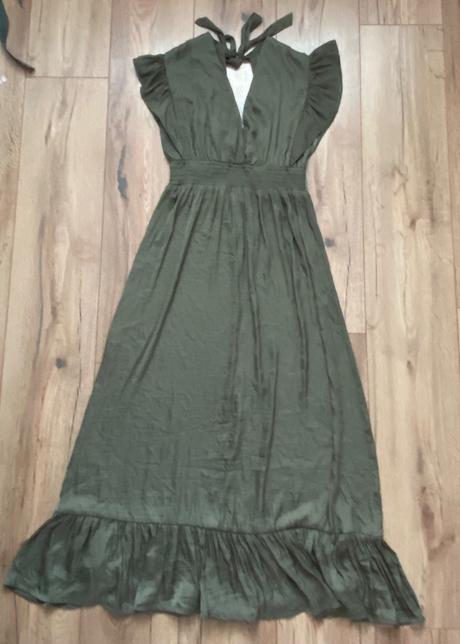 Jemne plysovane maxi saty, s