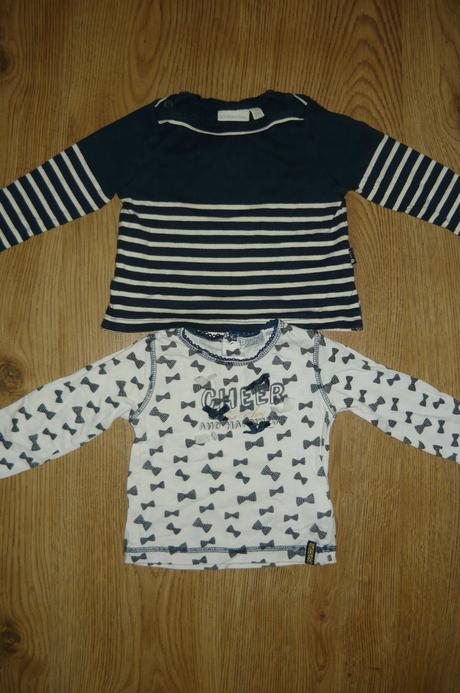 Tričká s dlhým rukávom viac kusov -68, 68