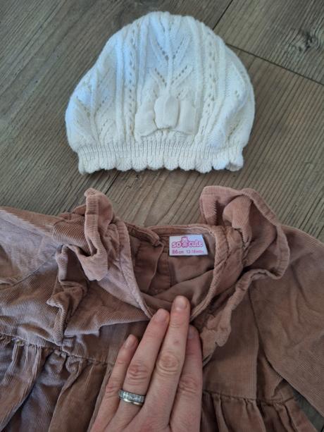 Jesenné saty plus pančušky a ciapka h&m, h&m,86