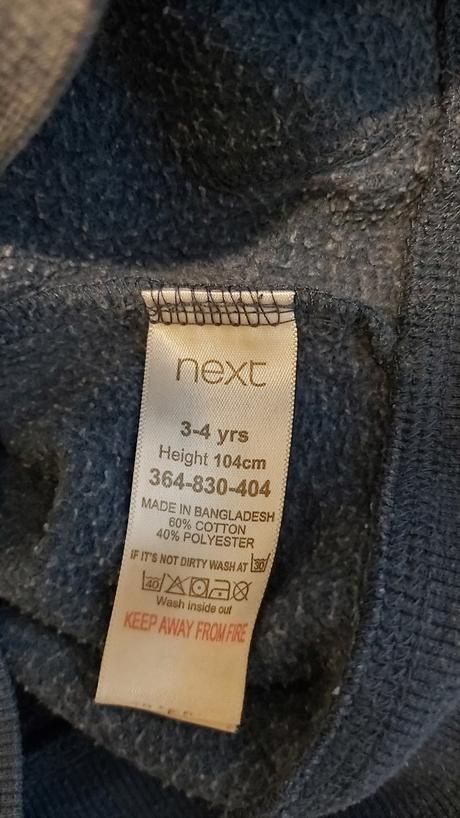 Mikina modrá next 104, next,104