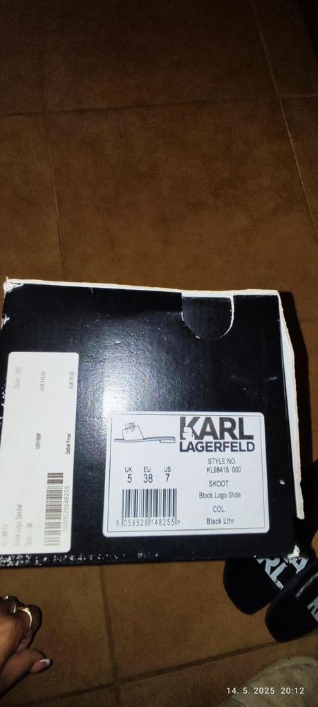 Karl lagerfeld šľapky, karl lagerfeld,38