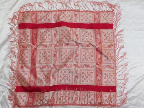 Austria look trachten hodvabna šatka ku kroju, l