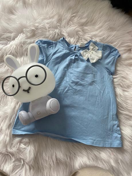 Tricko s mašľou, h&m,98