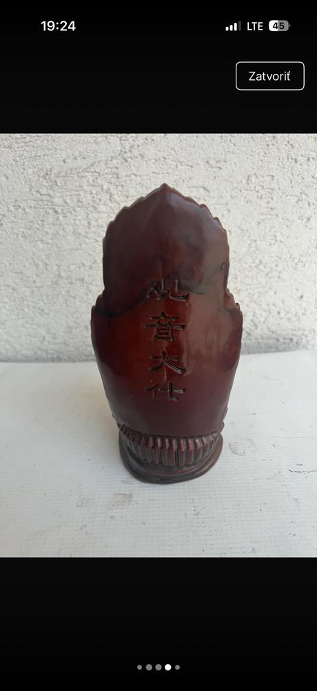 Socha soska budha bali tazka cca 1,5 kg 19 cm pre,