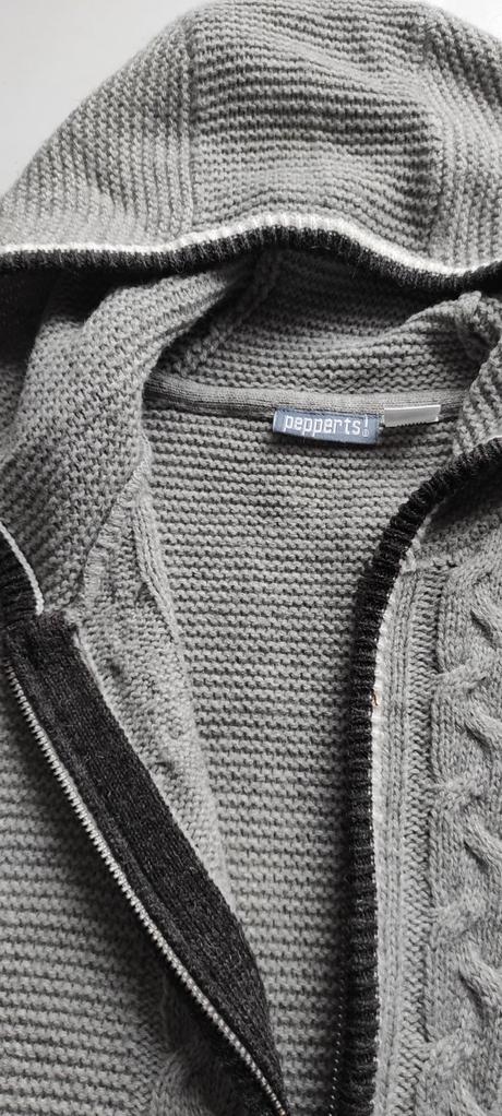 Chlapčenský sveter s kapucňou na zips, pepperts,152