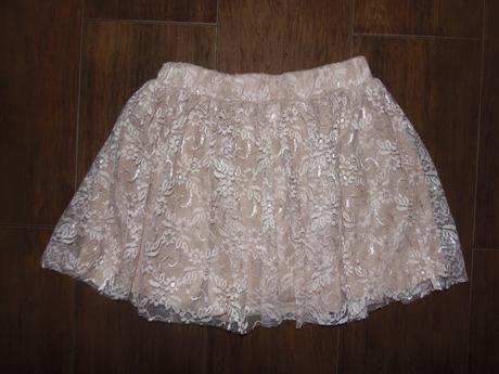 Sukňa - čipka, zara,164