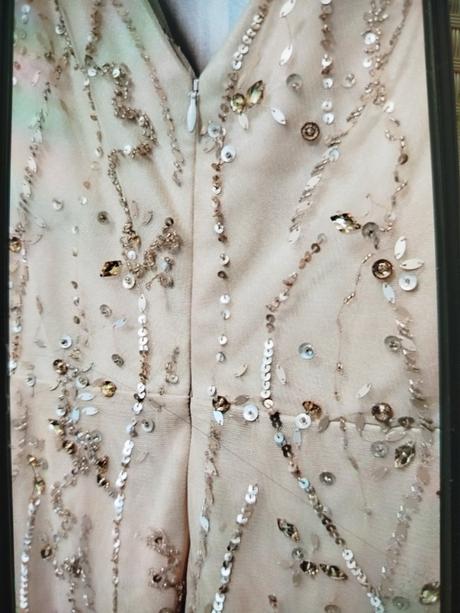 Trblietavé krátke šaty - veľkosť 38, 38