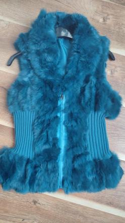 Kožušinová vesta, s