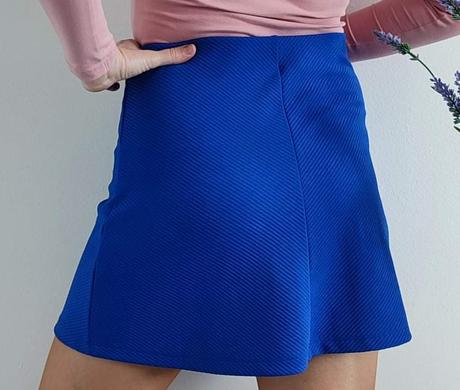 Kráľovský modrá sukňa, sinsay,m