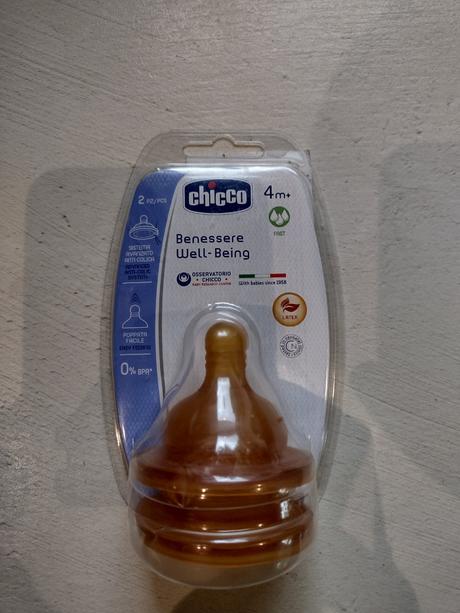 Chicco cumlik na flašu 4mes., chicco