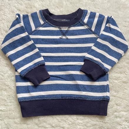 Bielomodra pasikava mikinka mini rebel, 86