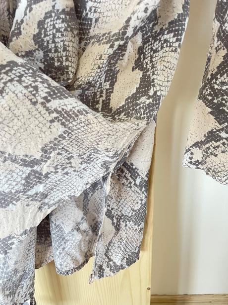 Koselove saty s hadim vzorom h&m, h&m,m