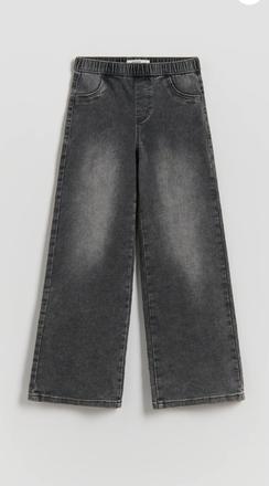 Elastické wide leg džínsy, reserved,164