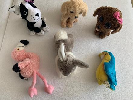 Plyšové zvieratká,